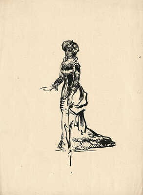 Пискарев Николай Иванович. Иллюстрация к роману: Толстой Л.Н. Анна Каренина. М.: Клуб ограниченных изданий, 1933 